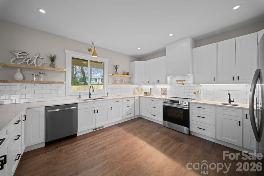 Furnished interior view inside a new home in , Asheville (Image 18).