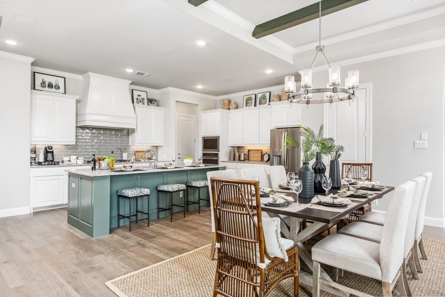Furnished interior view inside a new home in NorthGlen, Haslet (Image 8). Furnished interior view inside a new home in NorthGlen, Haslet (Image 8).
