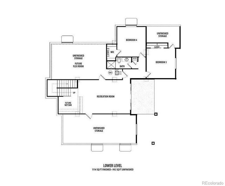 2D floor plan layout of this home in , Peyton, CO (Image 4).