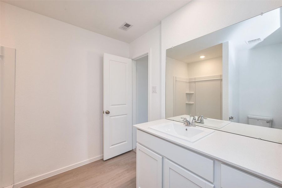 Furnished interior view inside a new home in Tavola: Cottage Collection, New Caney (Image 9).