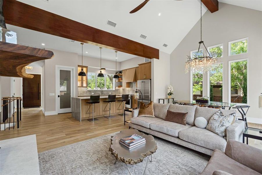 Furnished interior view inside a new home in , Dallas (Image 7). Furnished interior view inside a new home in , Dallas (Image 7).