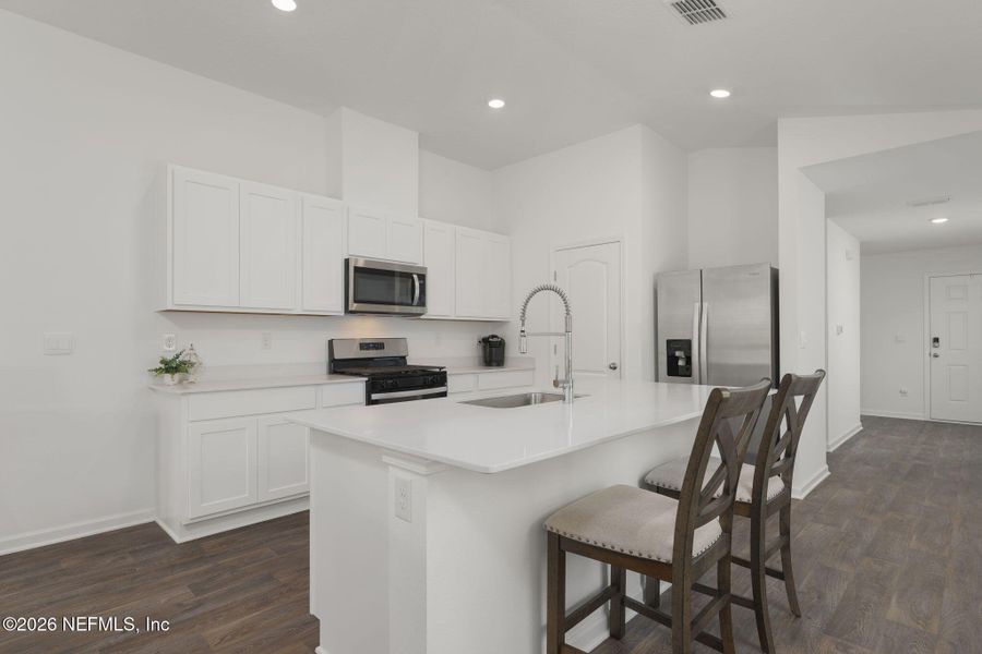 Furnished interior view inside a new home in , Bunnell (Image 7).