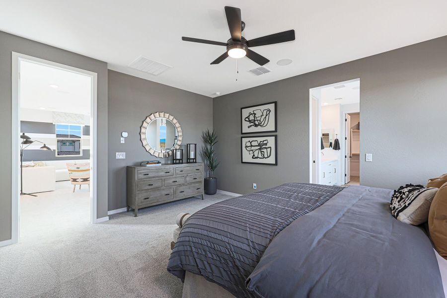 Representative furnished interior of a home built from the Sienna by Mattamy Homes in Empire Pointe, Queen Creek (Image 24).
