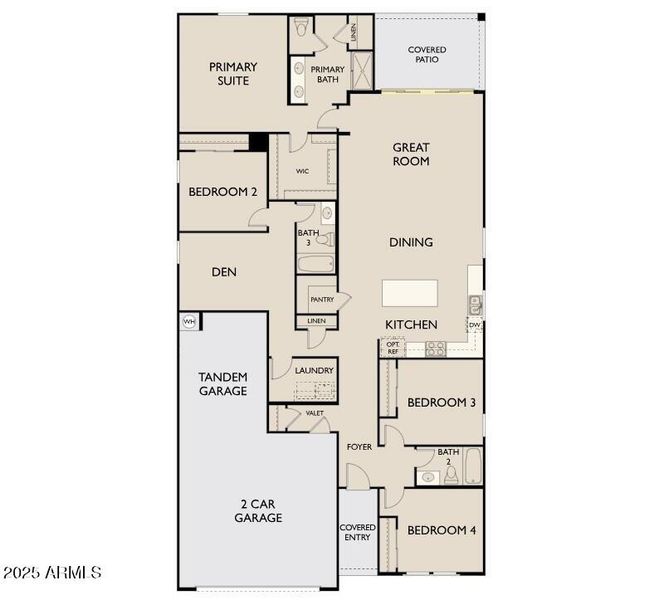 91 Lilac floorplan Left 4 panel