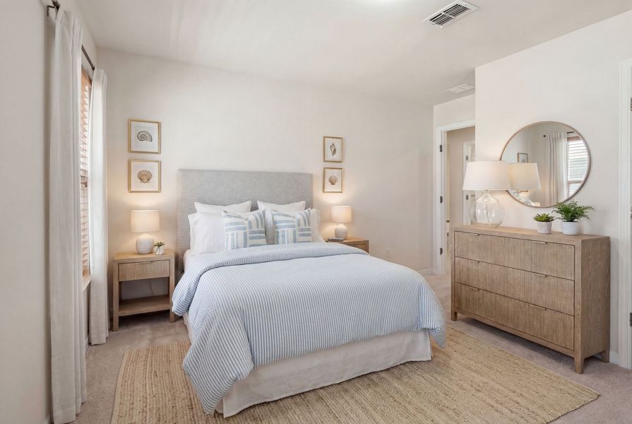 Representative furnished interior of a home built from the Addison by Beazer Homes in Ashley Walk Townes, Charleston (Image 13).
