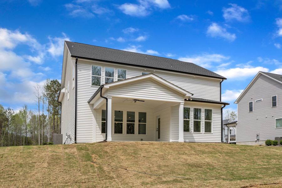 Representative exterior details of a home built from the The Hampton by RobuckHomes in Baylee Ridge, Selma (Image 57). Representative exterior details of a home built from the The Hampton by RobuckHomes in Baylee Ridge, Selma (Image 57).