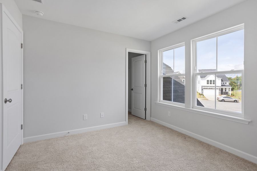 Spacious, unfurnished interior of a new home in Renaissance at White Oak, Garner (Image 27). Spacious, unfurnished interior of a new home in Renaissance at White Oak, Garner (Image 27).