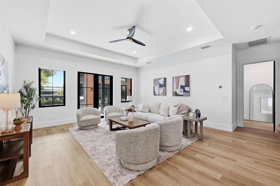Furnished interior view inside a new home in , Tampa (Image 20).