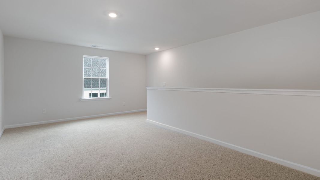 Spacious, unfurnished interior of a new home in The Villas at Kinsley, Jamestown (Image 16). Spacious, unfurnished interior of a new home in The Villas at Kinsley, Jamestown (Image 16).