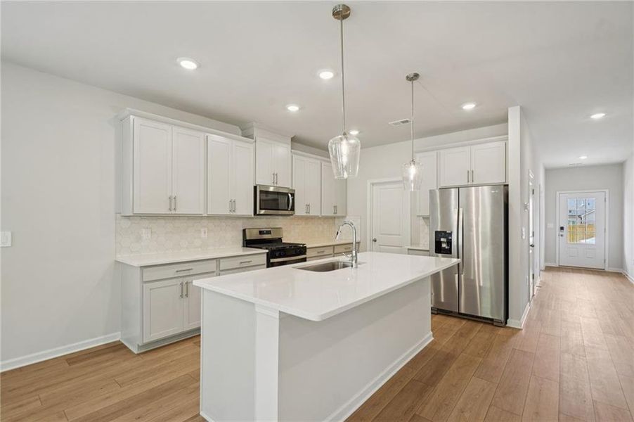 Furnished interior view inside a new home in Westmont Preserve, Powder Springs (Image 12).