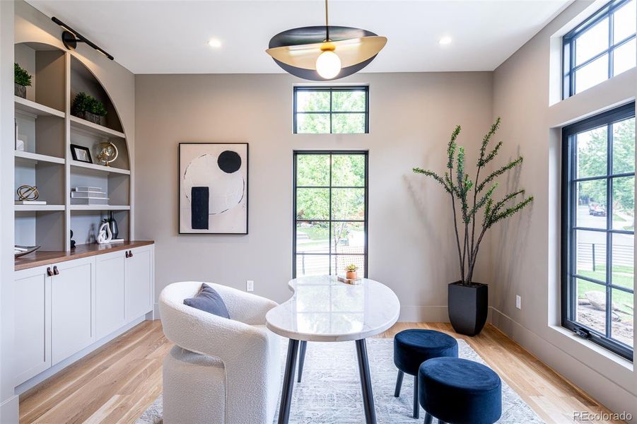 Furnished interior view inside a new home in , Denver (Image 26).