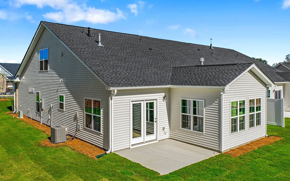 Exterior details and patio area of a home in Fieldstone, Lexington (Image 3).