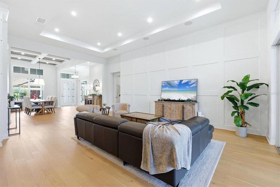 Furnished interior view inside a new home in , Sarasota (Image 25).