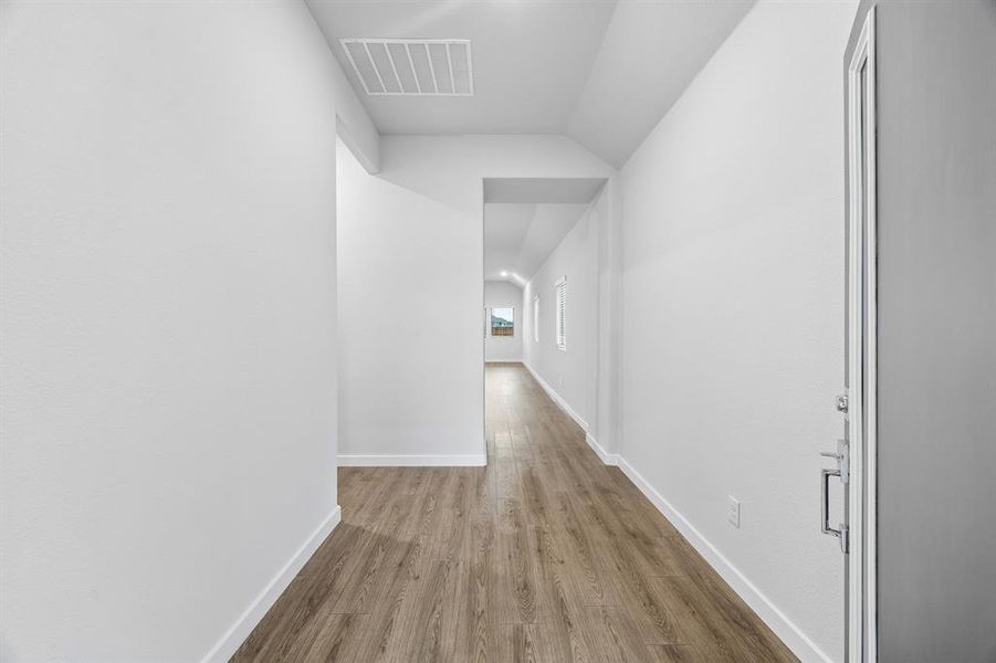 Entryway in the Cedar home plan by Trophy Signature Homes – REPRESENTATIVE PHOTO