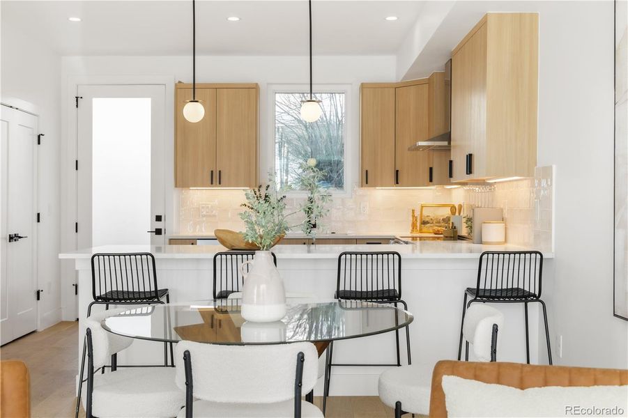 Furnished interior view inside a new home in , Denver (Image 25).