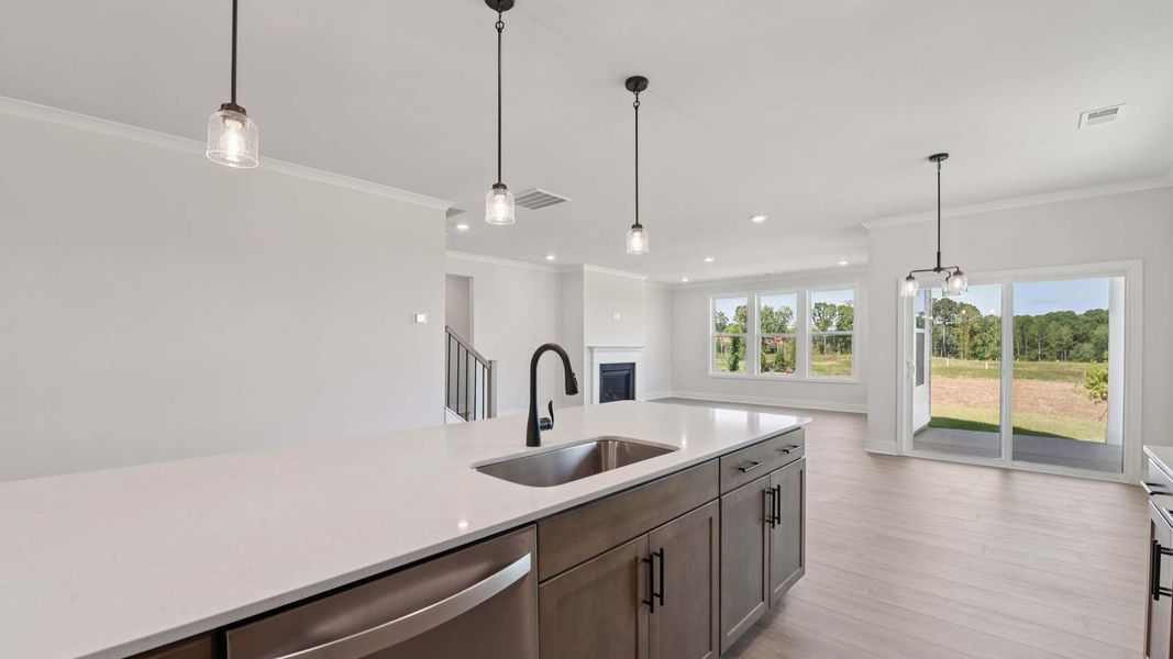 Furnished interior view inside a new home in Westport, York (Image 3).