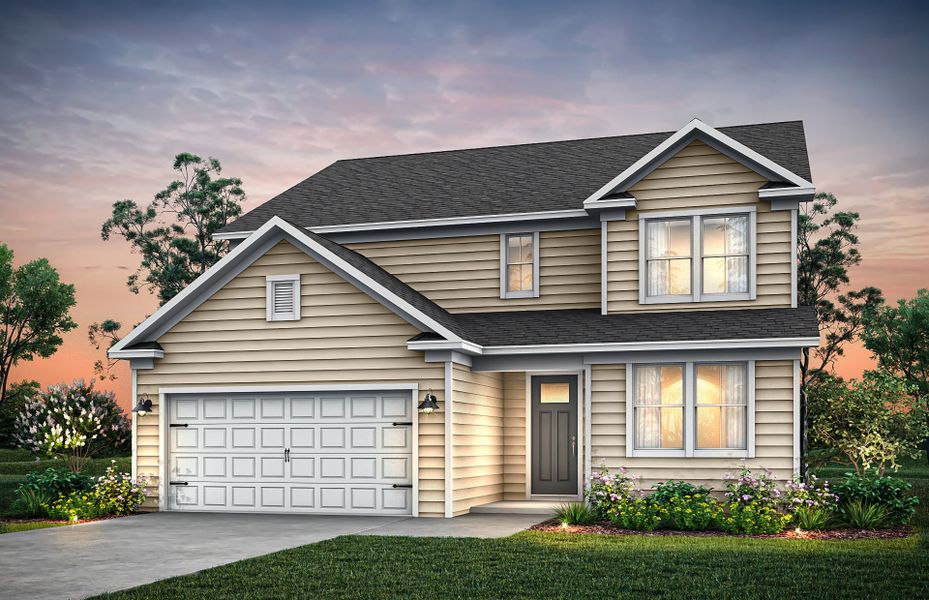 Representative exterior photo of a completed home built from the Yellowstone by Pulte Homes in Fox Hollow, Spartanburg, SC (Image 20). Representative exterior photo of a completed home built from the Yellowstone by Pulte Homes in Fox Hollow, Spartanburg, SC (Image 20).