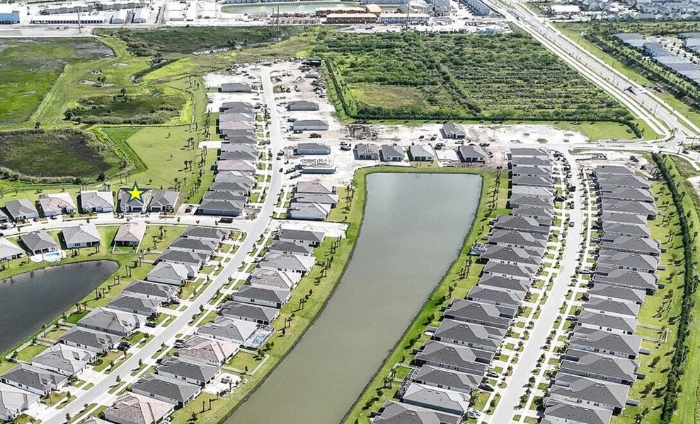 Furnished interior view inside a new home in Del Webb Tradition, Port St. Lucie (Image 14).