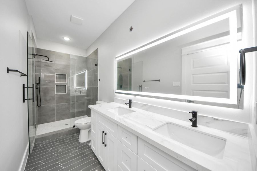 Furnished interior view inside a new home in , La Porte (Image 4). Furnished interior view inside a new home in , La Porte (Image 4).