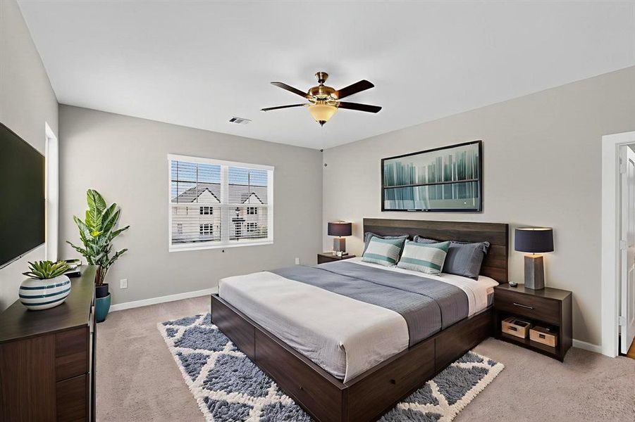 Furnished interior view inside a new home in Solterra Texas, Mesquite (Image 14).