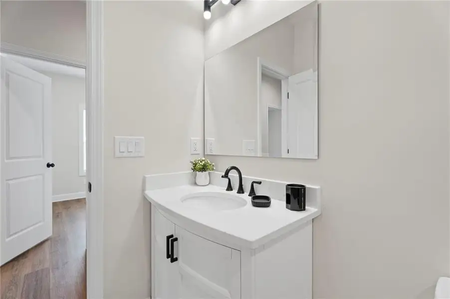 Furnished interior view inside a new home in , Austell (Image 8).