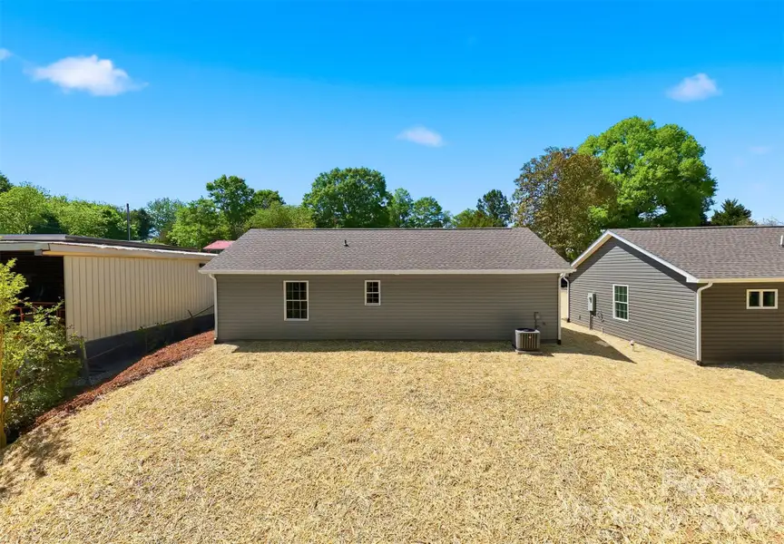 Exterior details and patio area of a home in , Hickory (Image 22).