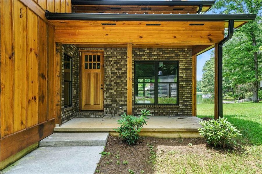 Exterior details and patio area of a home in , Talking Rock (Image 24).
