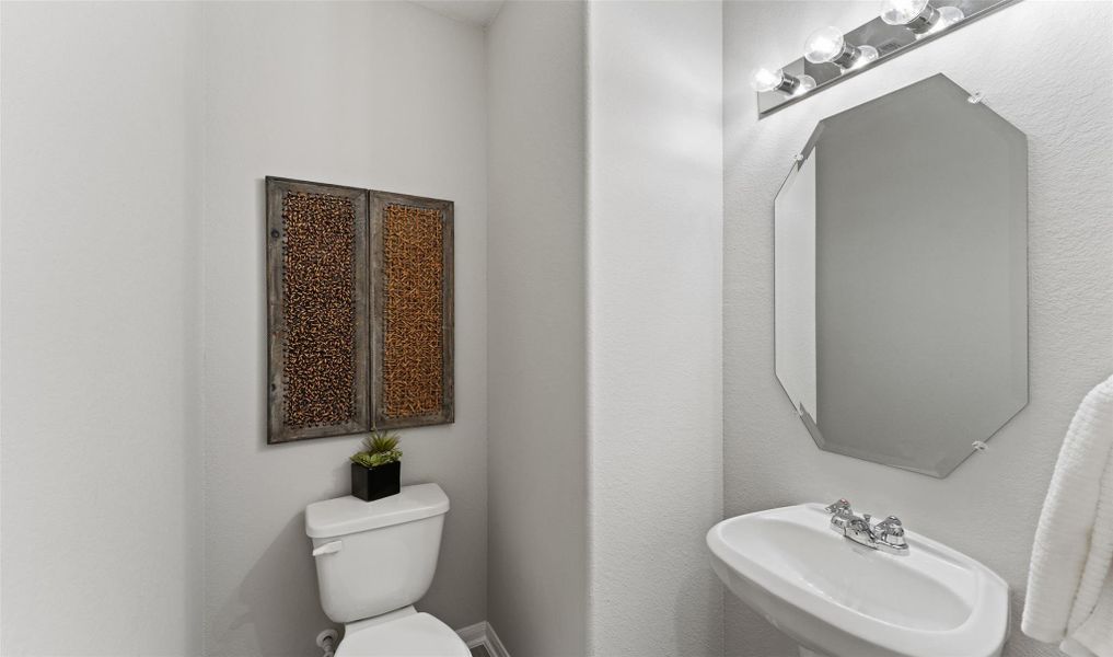 Half bath (*Photo not of actual home and used for illustration purposes only.)