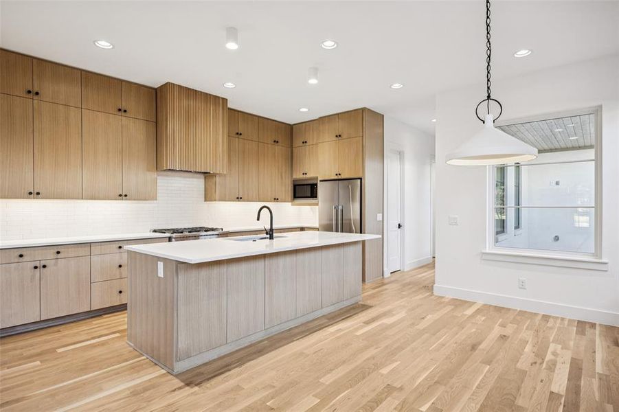 Furnished interior view inside a new home in , Dallas (Image 12).