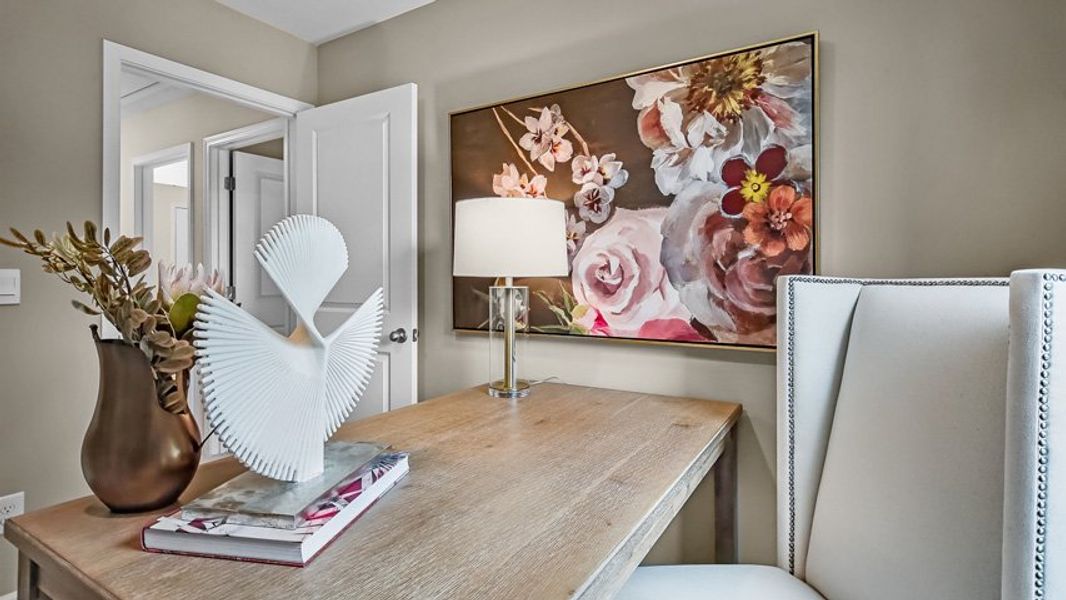 Furnished interior view inside a new home in North Village Townes, Greensboro (Image 19).