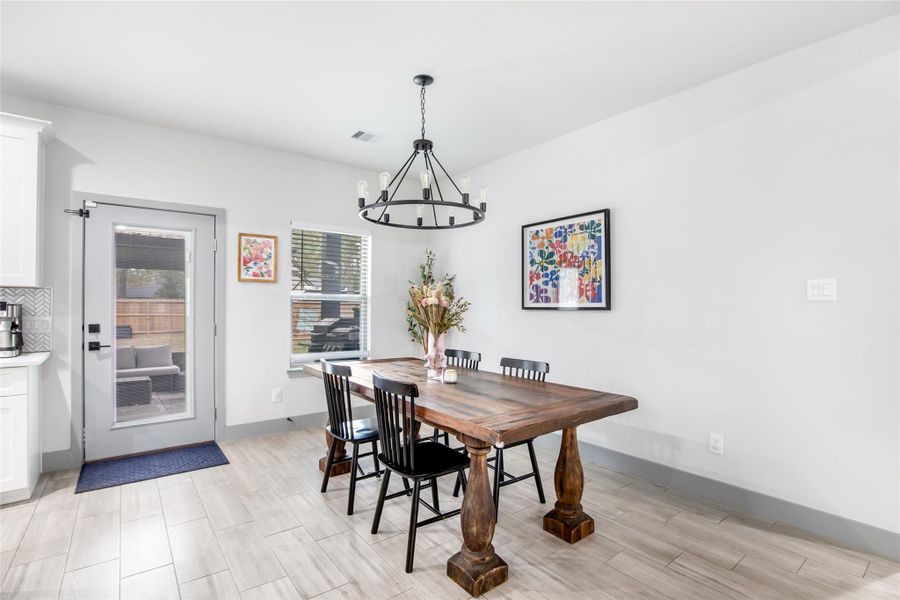 Furnished interior view inside a new home in , Roman Forest (Image 24).