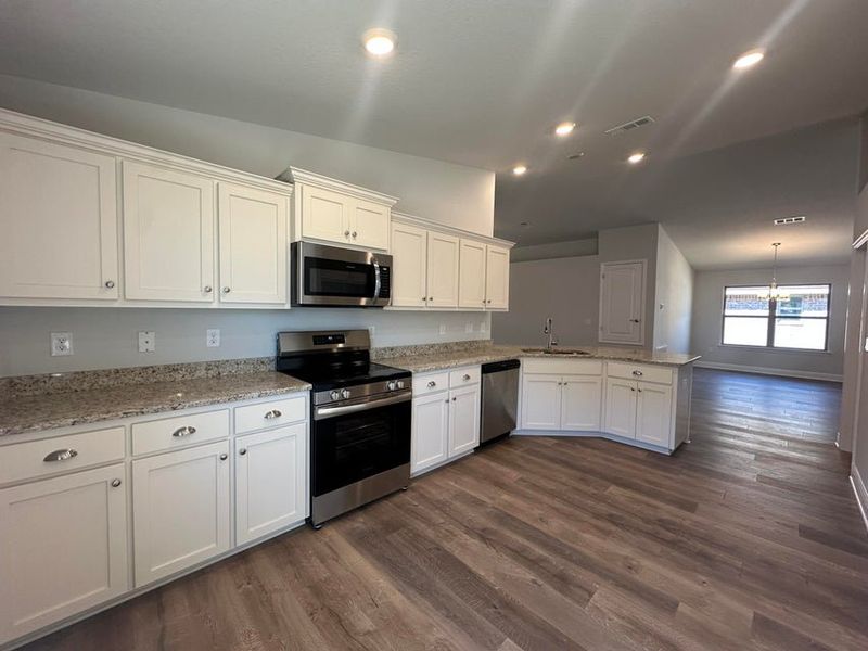 Furnished interior view inside a new home in Ridgeway Landing, Crestview (Image 4).