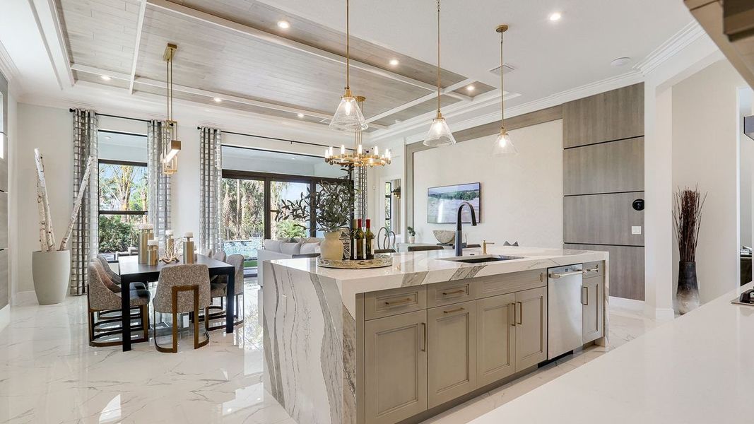 Representative furnished interior of a home built from the Julia by Kolter Homes in The Cove at Park Trace, Stuart (Image 5).