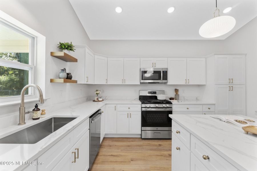 Furnished interior view inside a new home in , San Mateo (Image 5). Furnished interior view inside a new home in , San Mateo (Image 5).