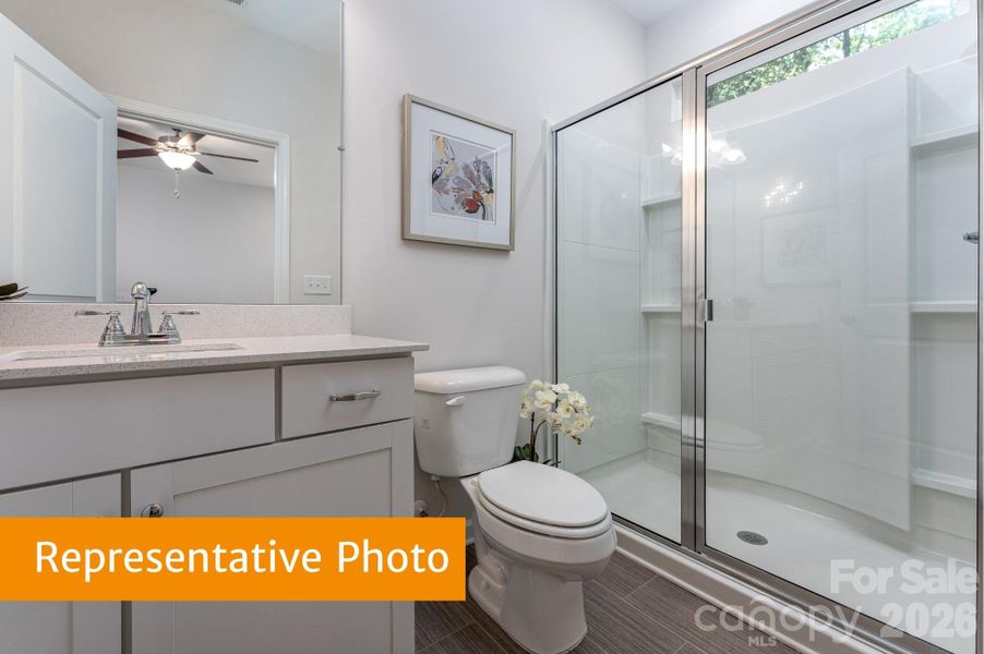 Furnished interior view inside a new home in Country Club Village, Salisbury (Image 2).