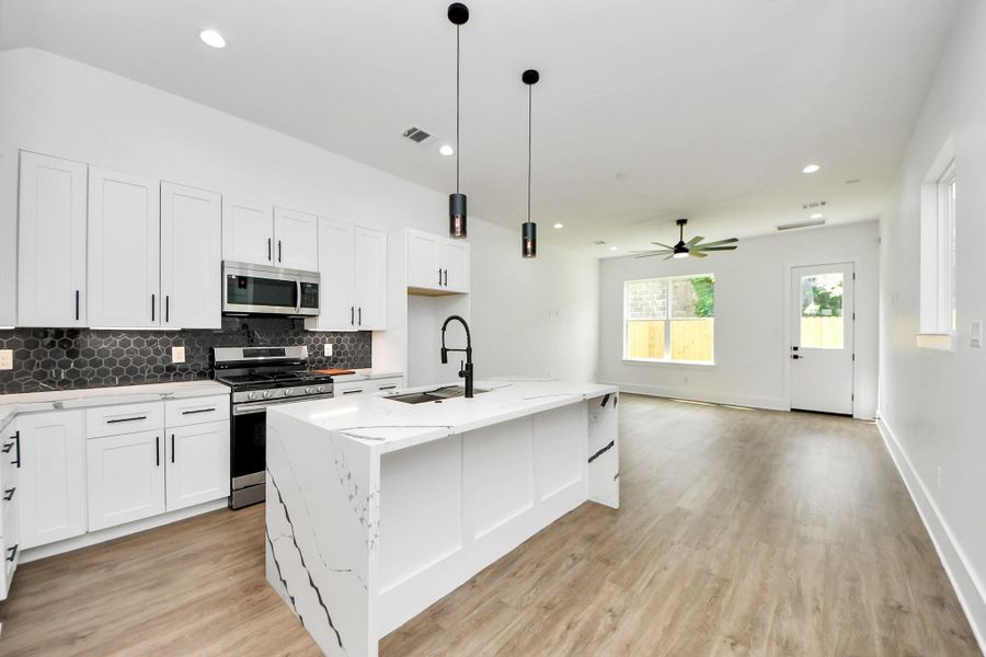 Furnished interior view inside a new home in , Houston (Image 7).