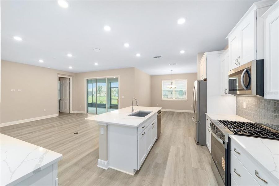 Furnished interior view inside a new home in , Ocala (Image 6). Furnished interior view inside a new home in , Ocala (Image 6).