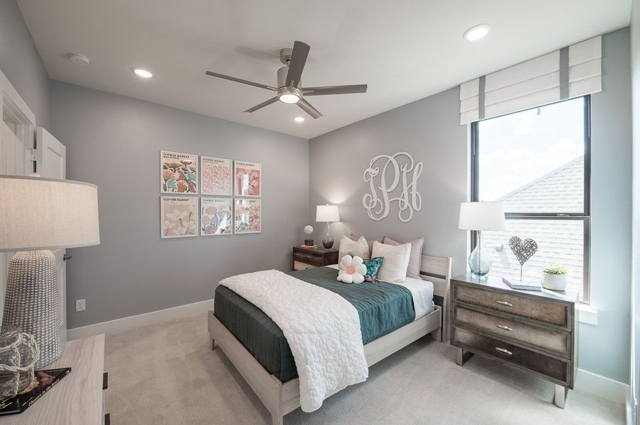 Furnished interior view inside a new home in Harvest Green 75′, Richmond (Image 33).