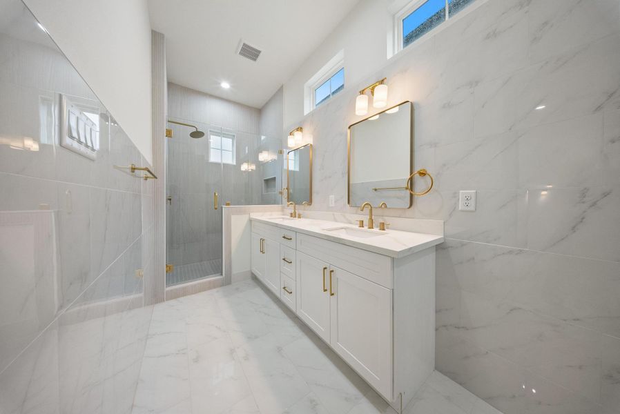 Furnished interior view inside a new home in , Houston (Image 10).