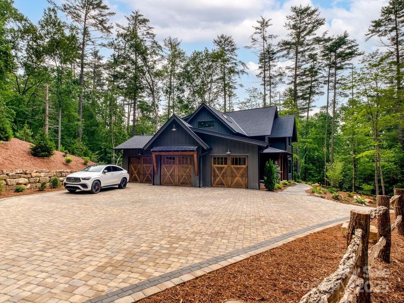 Front exterior of a new home in , Brevard, NC, highlighting curb appeal (Image 29).