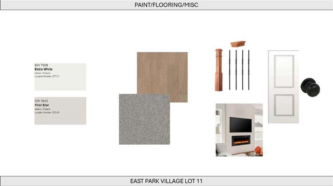 Sample of building materials used in homes in East Park Village, Kennesaw (Image 33). Sample of building materials used in homes in East Park Village, Kennesaw (Image 33).