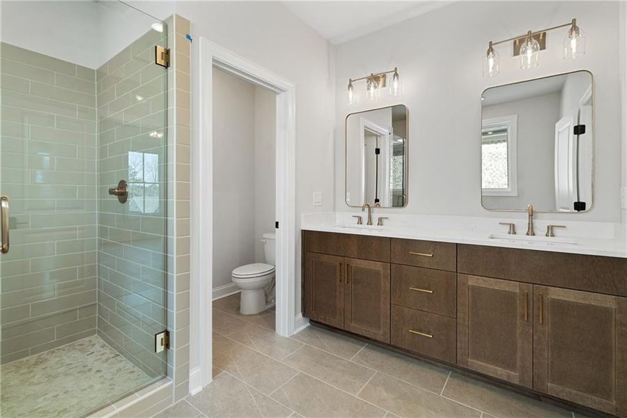 Furnished interior view inside a new home in Waterhaven, Cumming (Image 10).