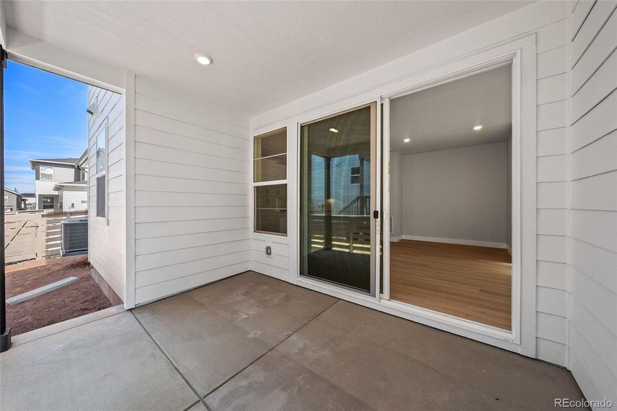 Exterior details and patio area of a home in , Littleton (Image 3).