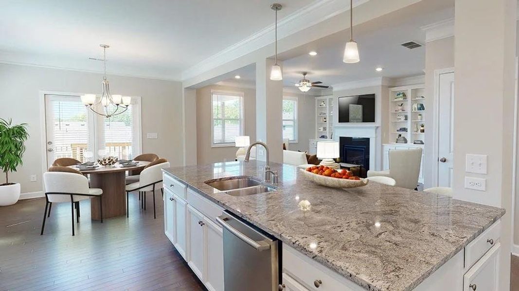 Furnished interior view inside a new home in , Watkinsville (Image 3).