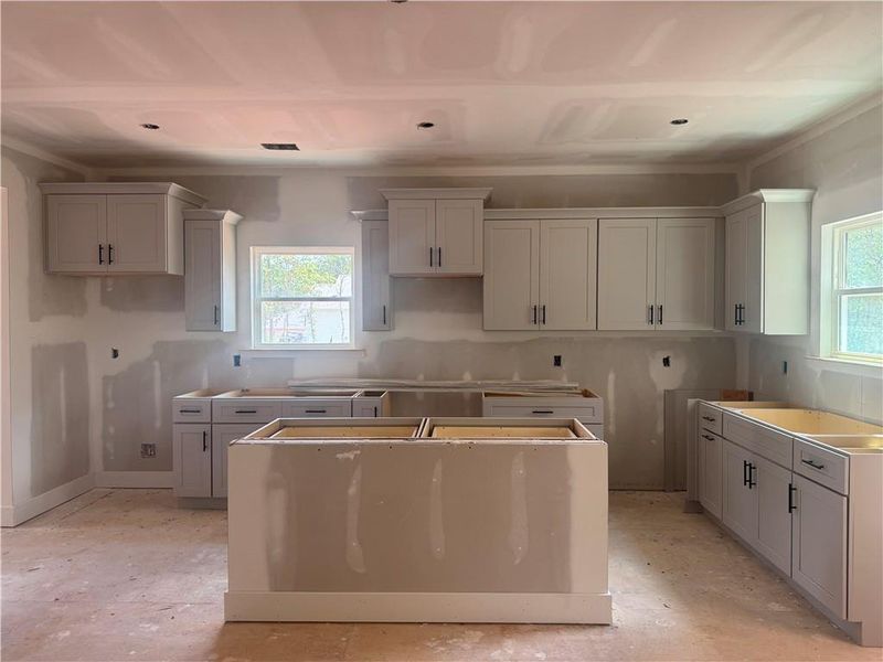 In-progress construction of a new home in The Fields of Walnut Creek, Pendergrass, GA (Image 11). In-progress construction of a new home in The Fields of Walnut Creek, Pendergrass, GA (Image 11).