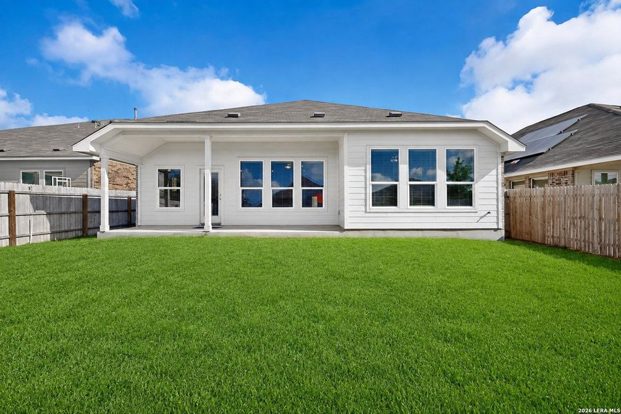 Exterior details and patio area of a home in , San Antonio (Image 23).
