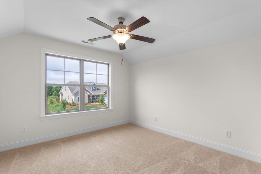 Representative unfurnished interior of a home built from the Fairfield Lux by Keystone Homes NC in Weybridge, Burlington (Image 42).