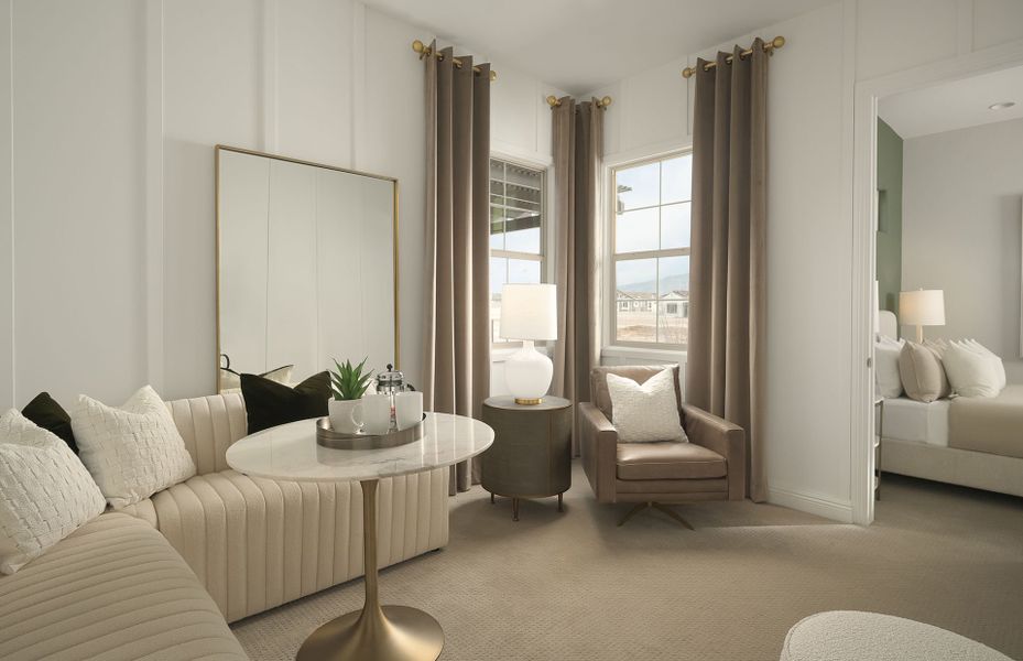 Representative furnished interior of a home built from the Catalina by Pulte Homes in Saguaro Reserve - Majesty, Marana (Image 7).