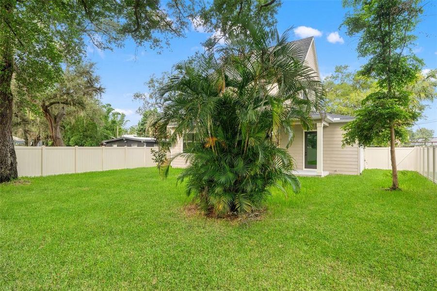Exterior details and patio area of a home in , Tampa (Image 4).