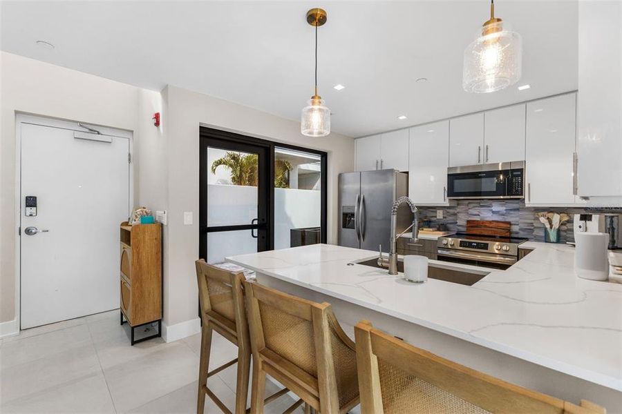 Furnished interior view inside a new home in , Sarasota (Image 10).